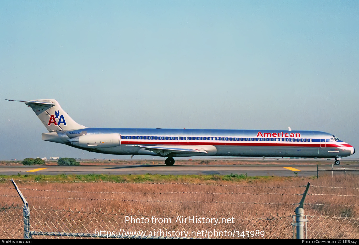 Aircraft Photo of N483A | McDonnell Douglas MD-82 (DC-9-82) | American Airlines | AirHistory.net #343989