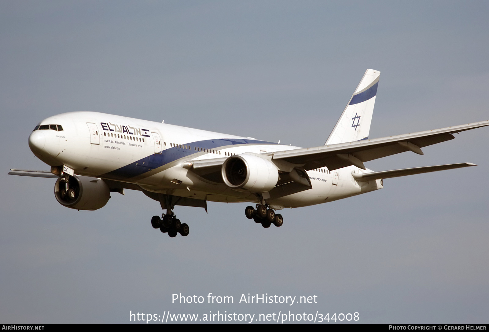 Aircraft Photo of 4X-ECC | Boeing 777-258/ER | El Al Israel Airlines | AirHistory.net #344008