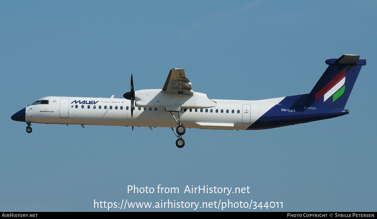 Aircraft Photo of HA-LQA | Bombardier DHC-8-402 Dash 8 | Malév - Hungarian Airlines | AirHistory.net #344011