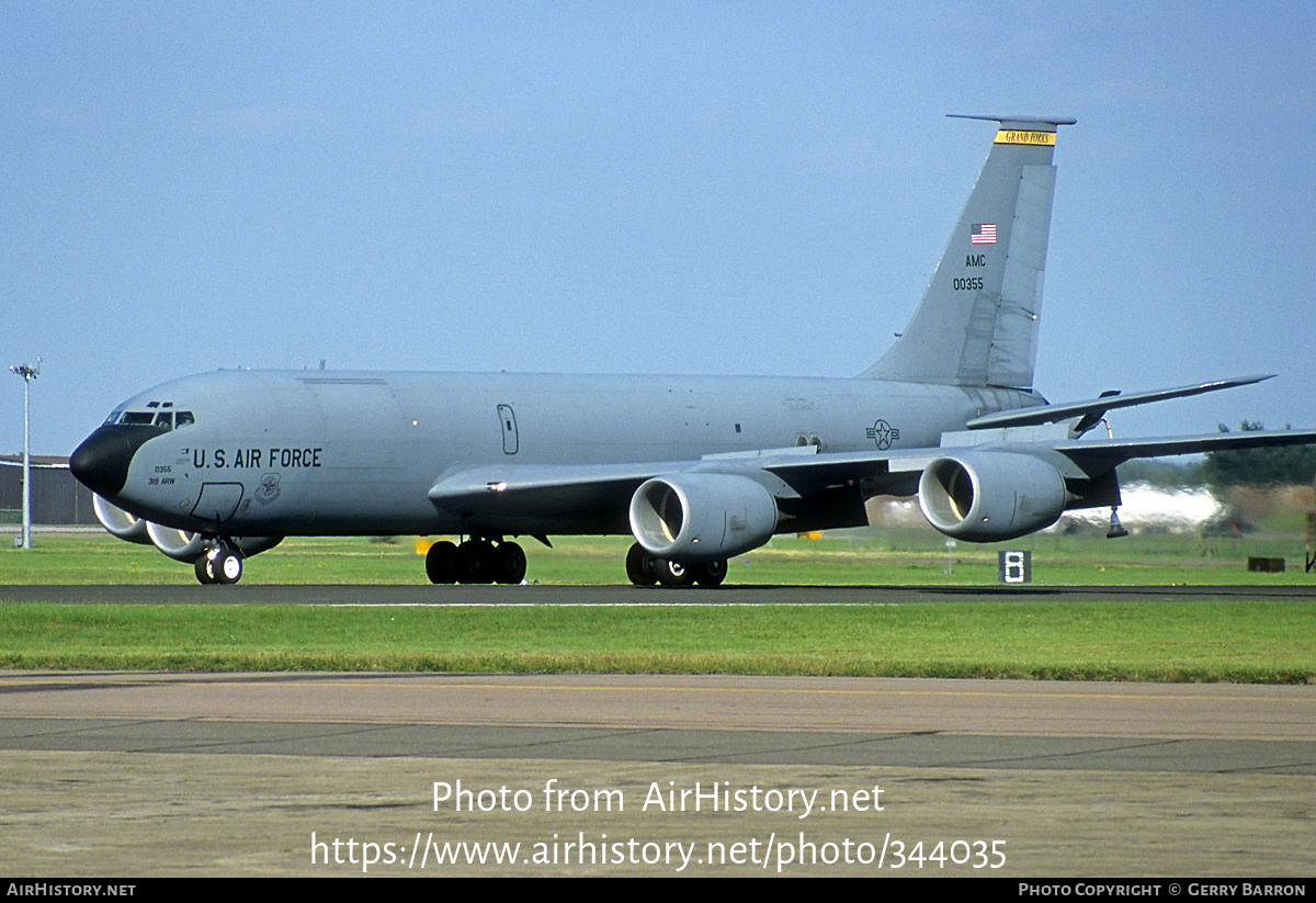 Aircraft Photo of 60-0355 / 00355 | Boeing KC-135R Stratotanker | USA - Air Force | AirHistory.net #344035