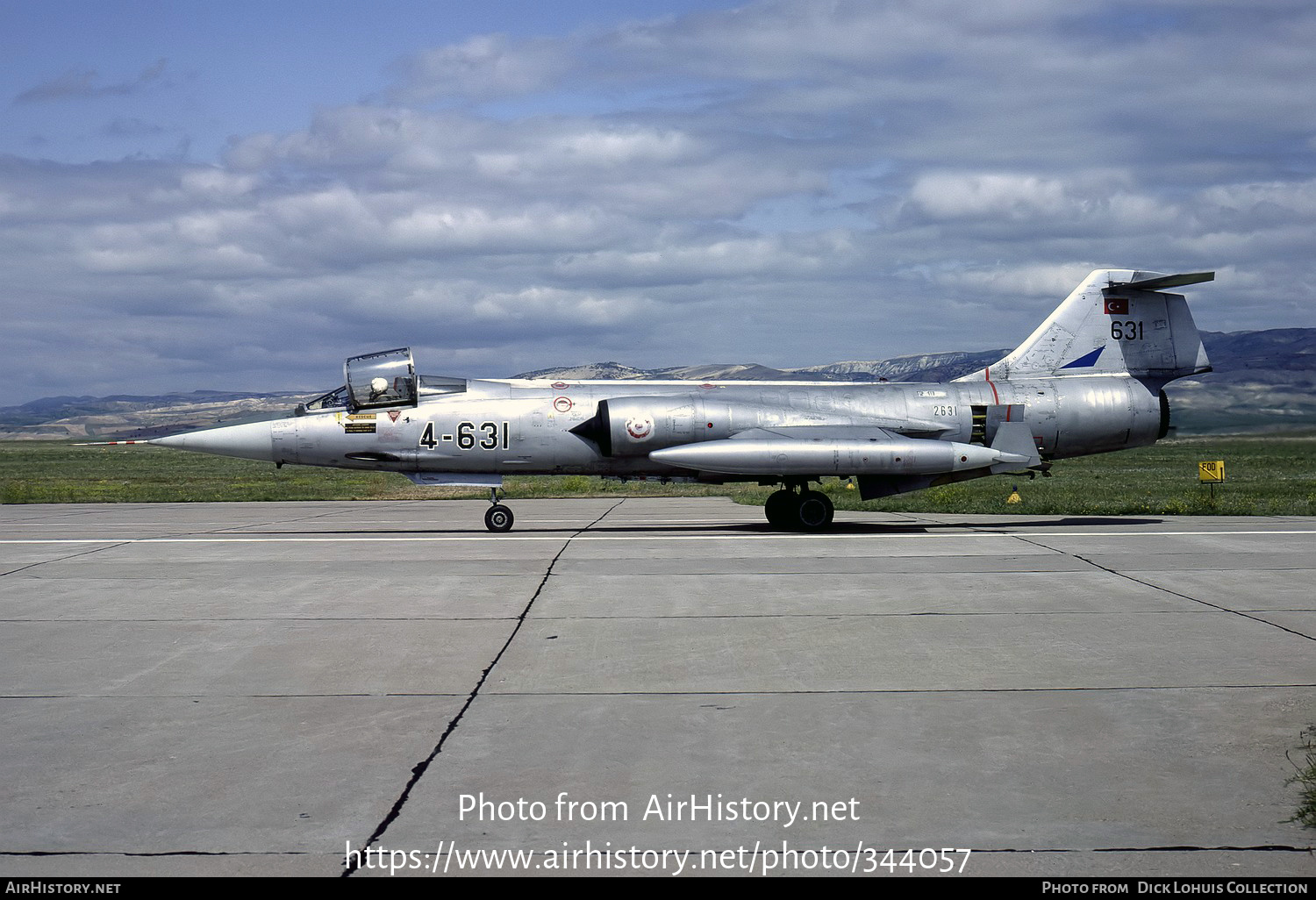 Aircraft Photo of 61-2631 | Lockheed F-104G Starfighter | Turkey - Air Force | AirHistory.net #344057