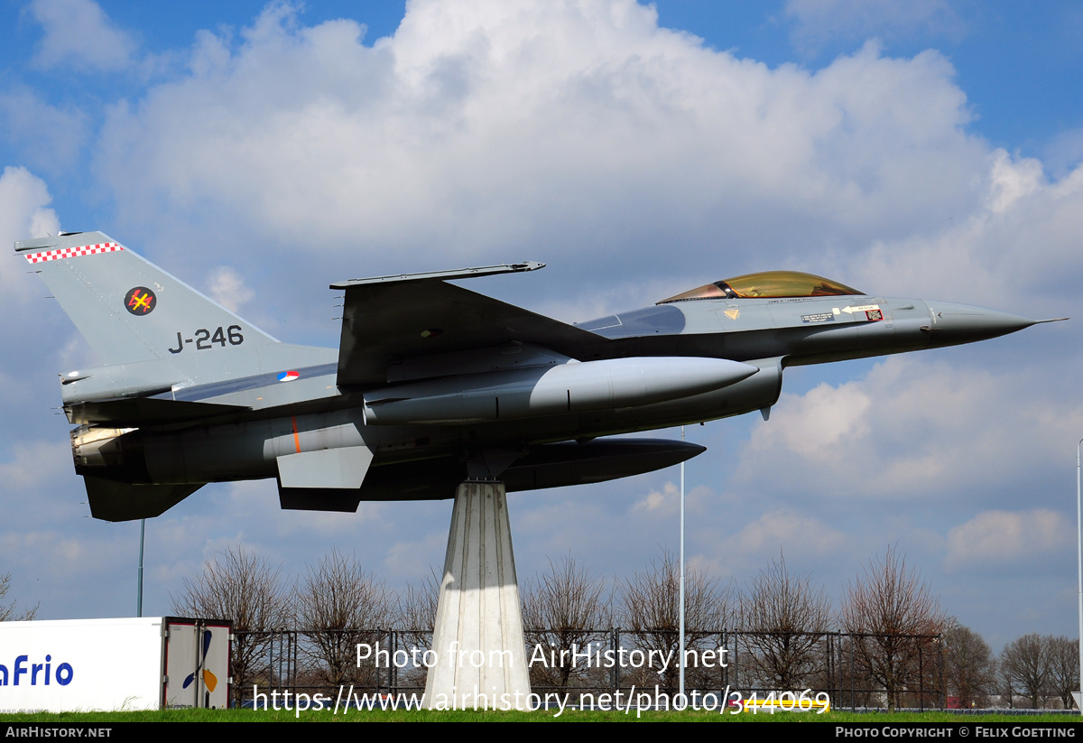 Aircraft Photo of J-246 | General Dynamics F-16A Fighting Falcon | Netherlands - Air Force | AirHistory.net #344069