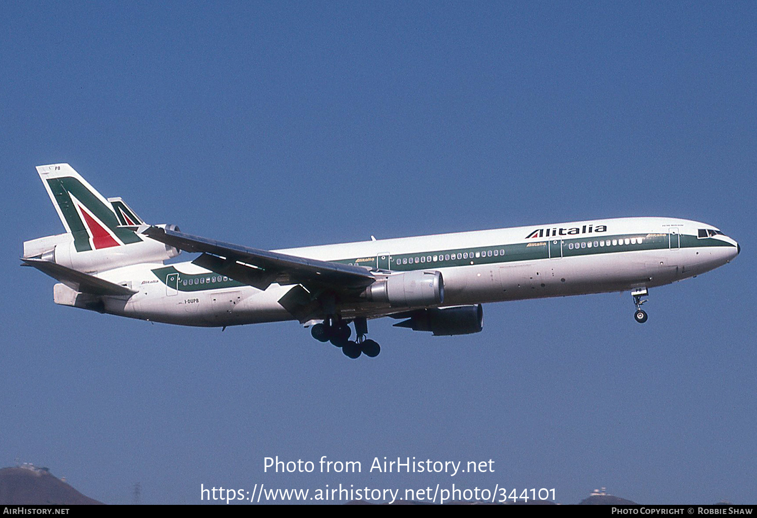 Aircraft Photo of I-DUPB | McDonnell Douglas MD-11 | Alitalia | AirHistory.net #344101