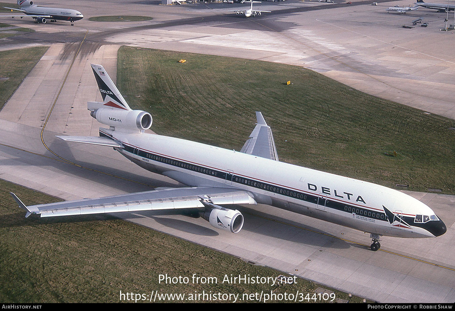 Aircraft Photo of N809DE | McDonnell Douglas MD-11 | Delta Air Lines | AirHistory.net #344109