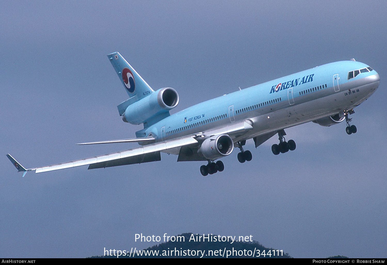 Aircraft Photo of HL7374 | McDonnell Douglas MD-11 | Korean Air | AirHistory.net #344111