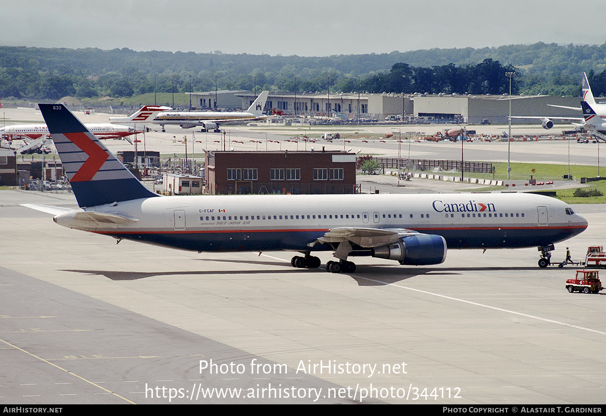 Aircraft Photo of C-FCAF | Boeing 767-375/ER | Canadian Airlines | AirHistory.net #344112