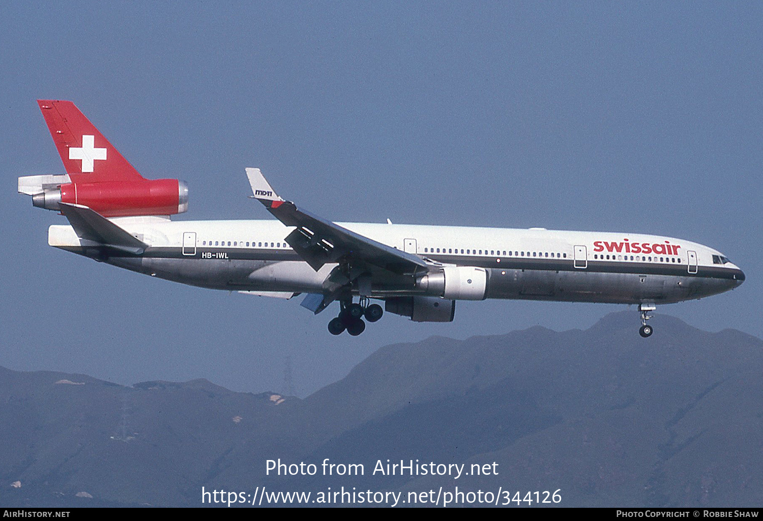 Aircraft Photo of HB-IWL | McDonnell Douglas MD-11 | Swissair | AirHistory.net #344126