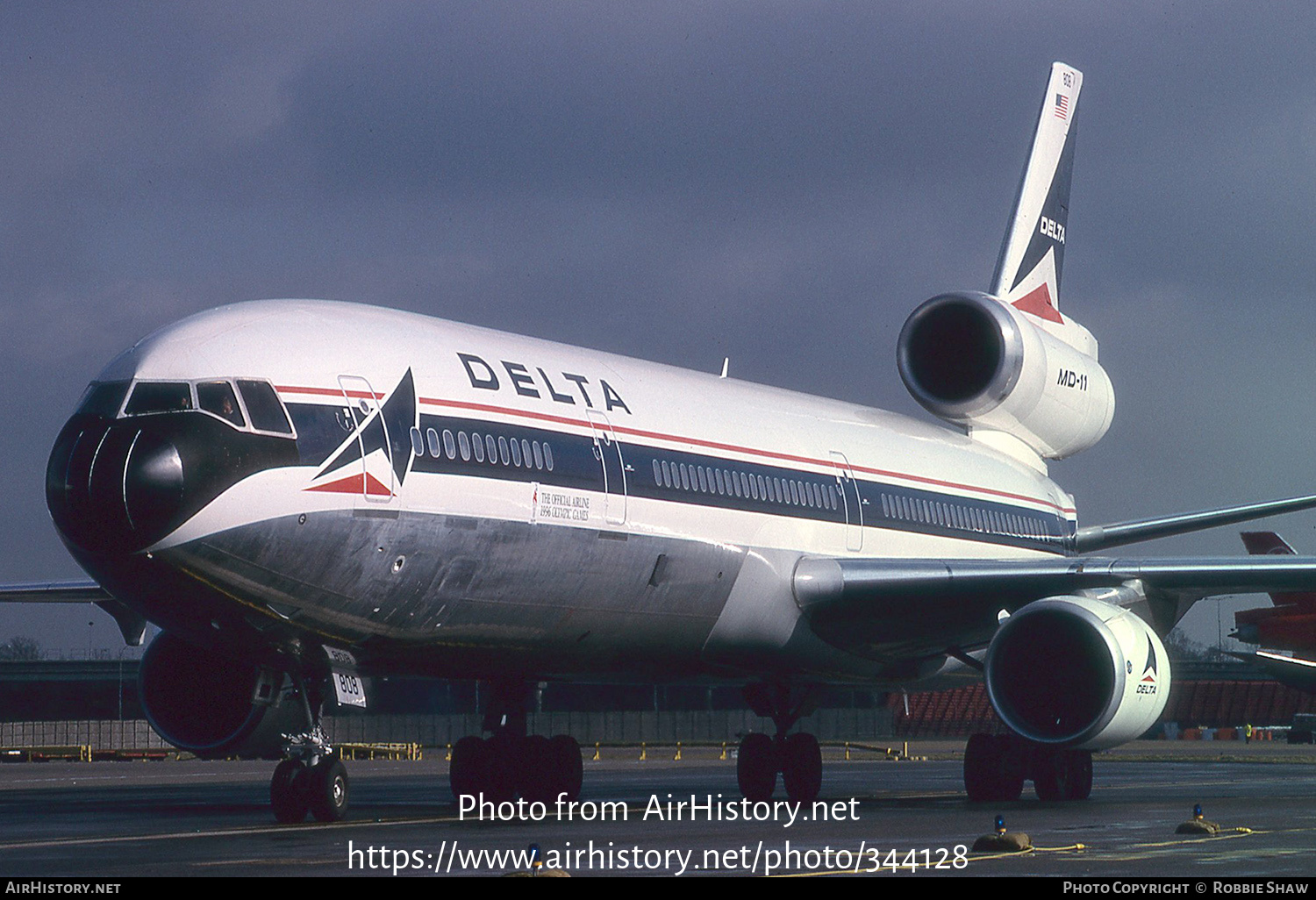 Aircraft Photo of N808DE | McDonnell Douglas MD-11 | Delta Air Lines | AirHistory.net #344128