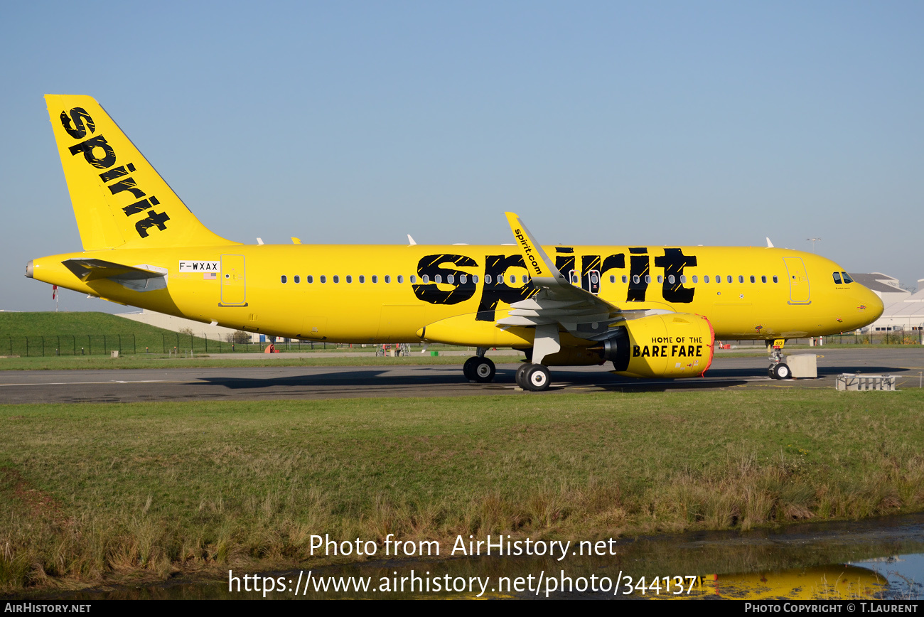 Aircraft Photo of F-WXAX | Airbus A320-271N | Spirit Airlines | AirHistory.net #344137