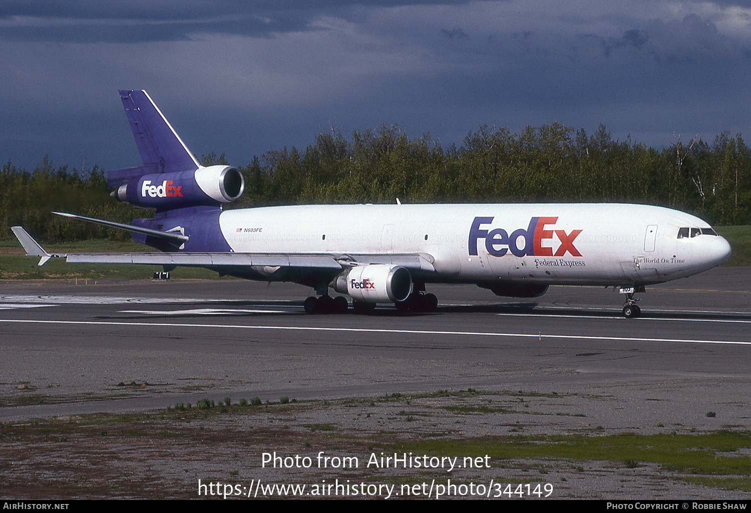 Aircraft Photo of N603FE | McDonnell Douglas MD-11F | Fedex - Federal Express | AirHistory.net #344149