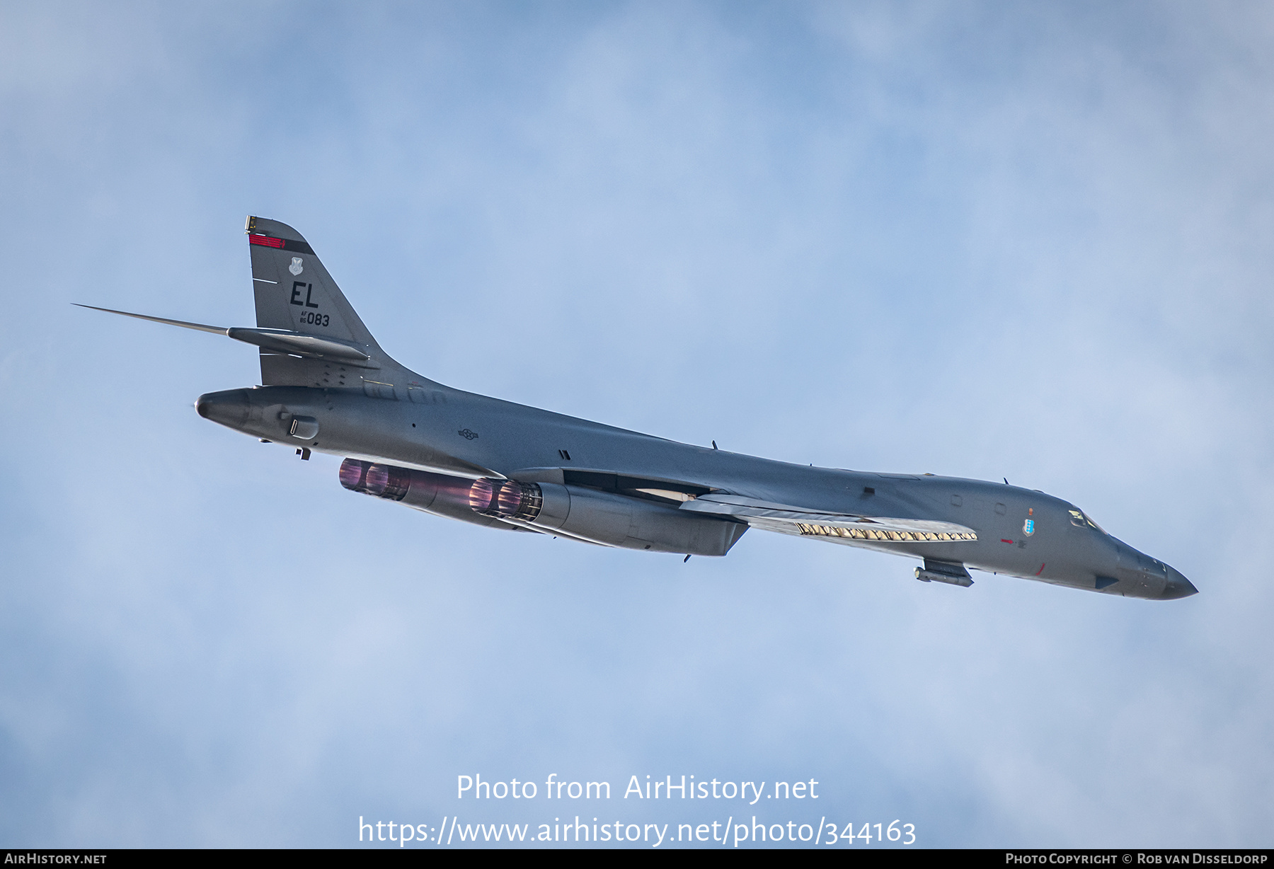 Aircraft Photo of 85-0083 / AF85-083 | Rockwell B-1B Lancer | USA - Air Force | AirHistory.net #344163