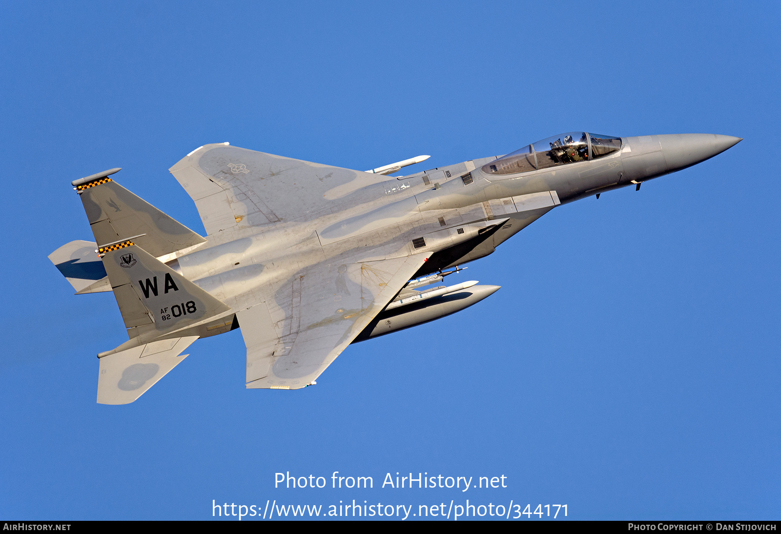 Aircraft Photo of 82-0018 / AF82-018 | McDonnell Douglas F-15C Eagle | USA - Air Force | AirHistory.net #344171