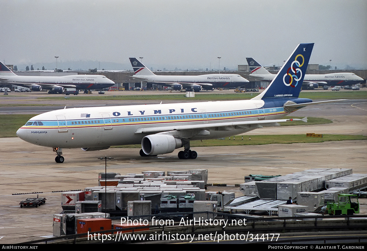 Aircraft Photo of SX-BEK | Airbus A300B4-605R | Olympic | AirHistory.net #344177