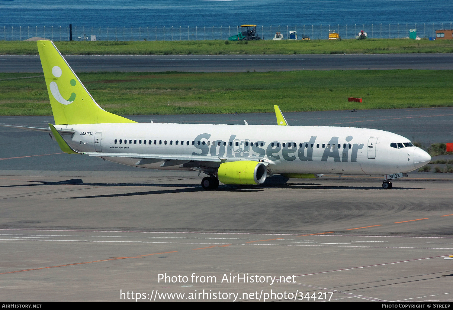 Aircraft Photo of JA803X | Boeing 737-86N | Solaseed Air | AirHistory.net #344217