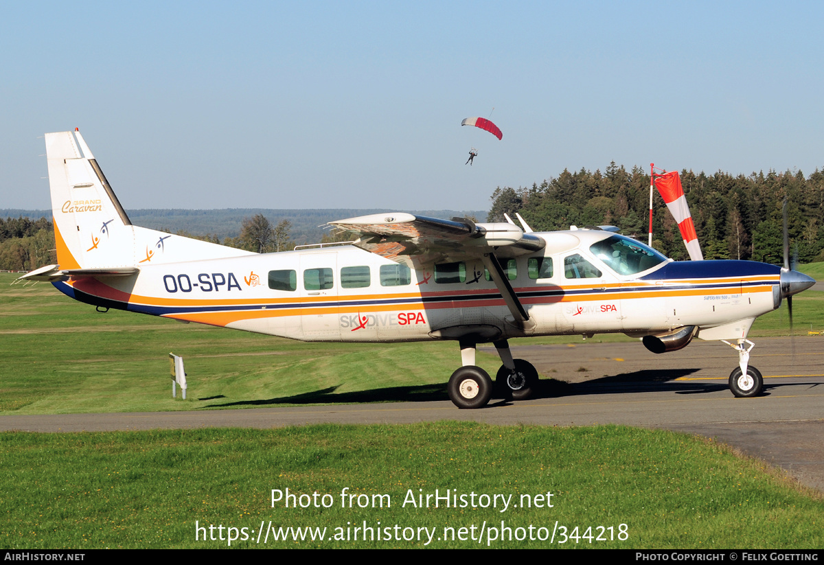 Aircraft Photo of OO-SPA | Cessna 208B Grand Caravan | SkyDive Spa | AirHistory.net #344218