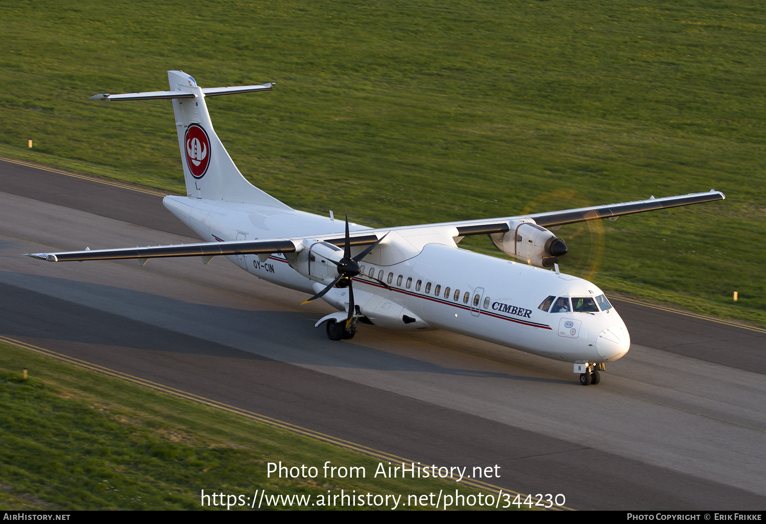 Aircraft Photo of OY-CIN | ATR ATR-72-500 (ATR-72-212A) | Cimber Air | AirHistory.net #344230