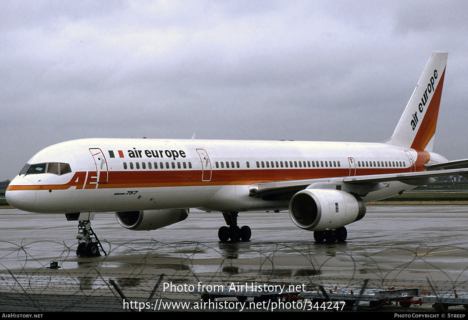 Aircraft Photo of I-AEJA | Boeing 757-236 | Air Europe | AirHistory.net #344247