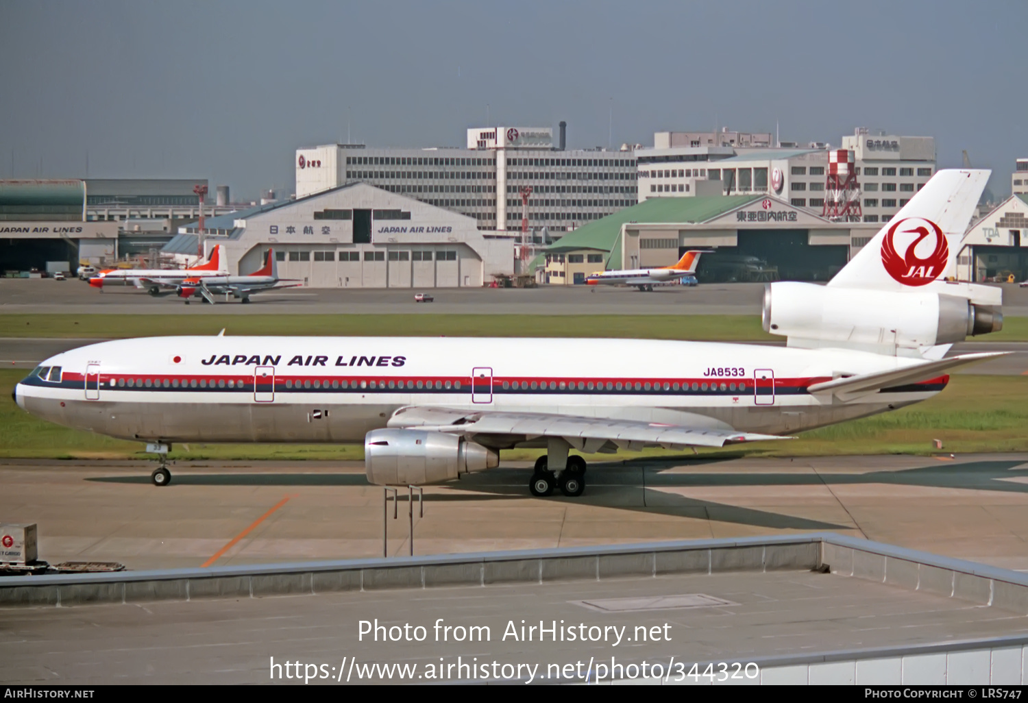 Aircraft Photo of JA8533 | McDonnell Douglas DC-10-40 | Japan Air Lines - JAL | AirHistory.net #344320