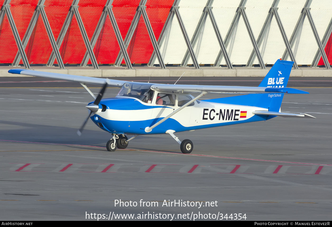 Aircraft Photo of EC-NME | Reims F172M Skyhawk | Blue Team Flight School | AirHistory.net #344354