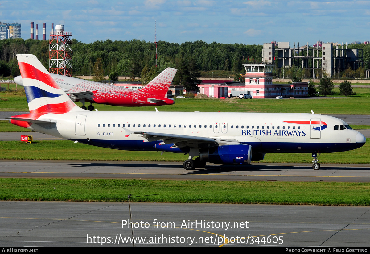 Aircraft Photo of G-EUYC | Airbus A320-232 | British Airways | AirHistory.net #344605