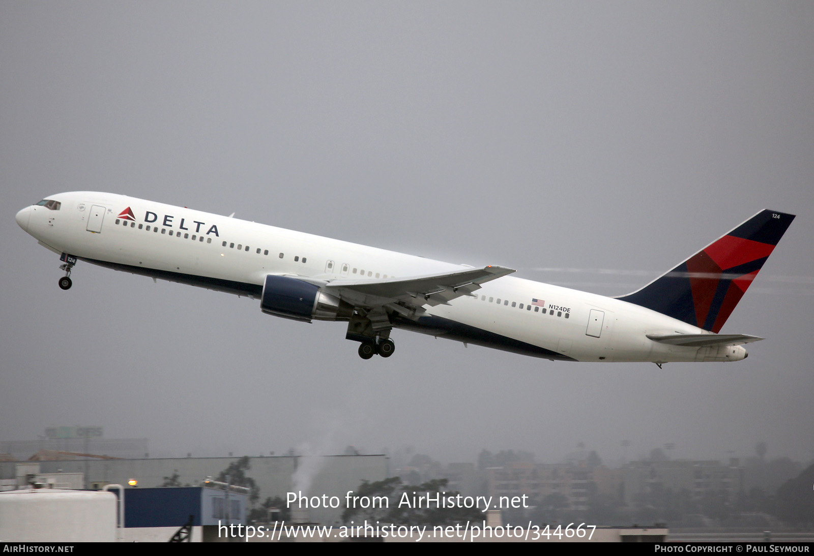 Aircraft Photo of N124DE | Boeing 767-332 | Delta Air Lines | AirHistory.net #344667