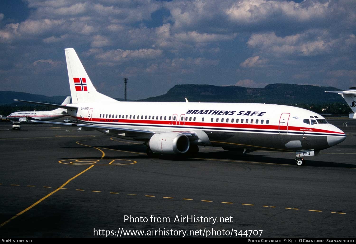 Aircraft Photo of LN-BRQ | Boeing 737-405 | Braathens SAFE | AirHistory.net #344707