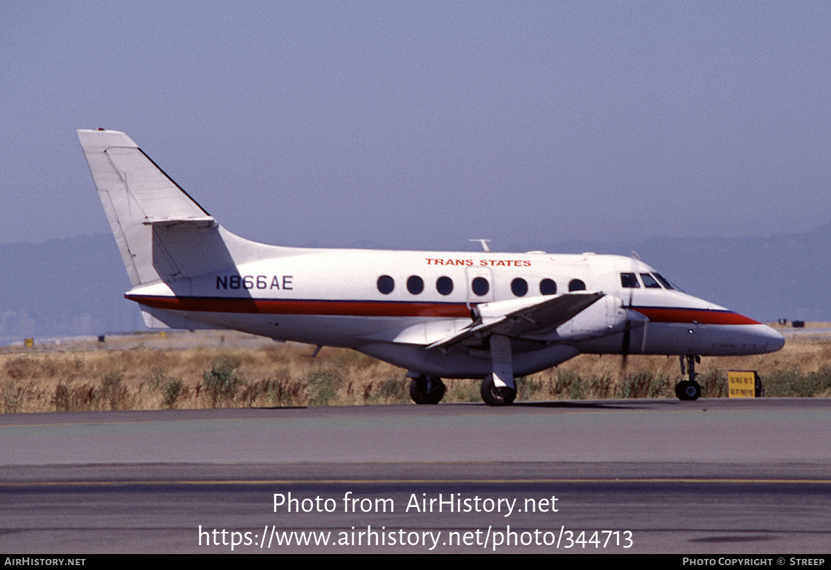 Aircraft Photo of N866AE | British Aerospace BAe-3201 Jetstream Super 31 | Trans States Airlines | AirHistory.net #344713