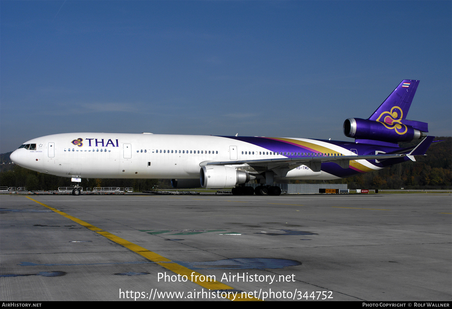 Aircraft Photo of HS-TMD | McDonnell Douglas MD-11 | Thai Airways International | AirHistory.net #344752