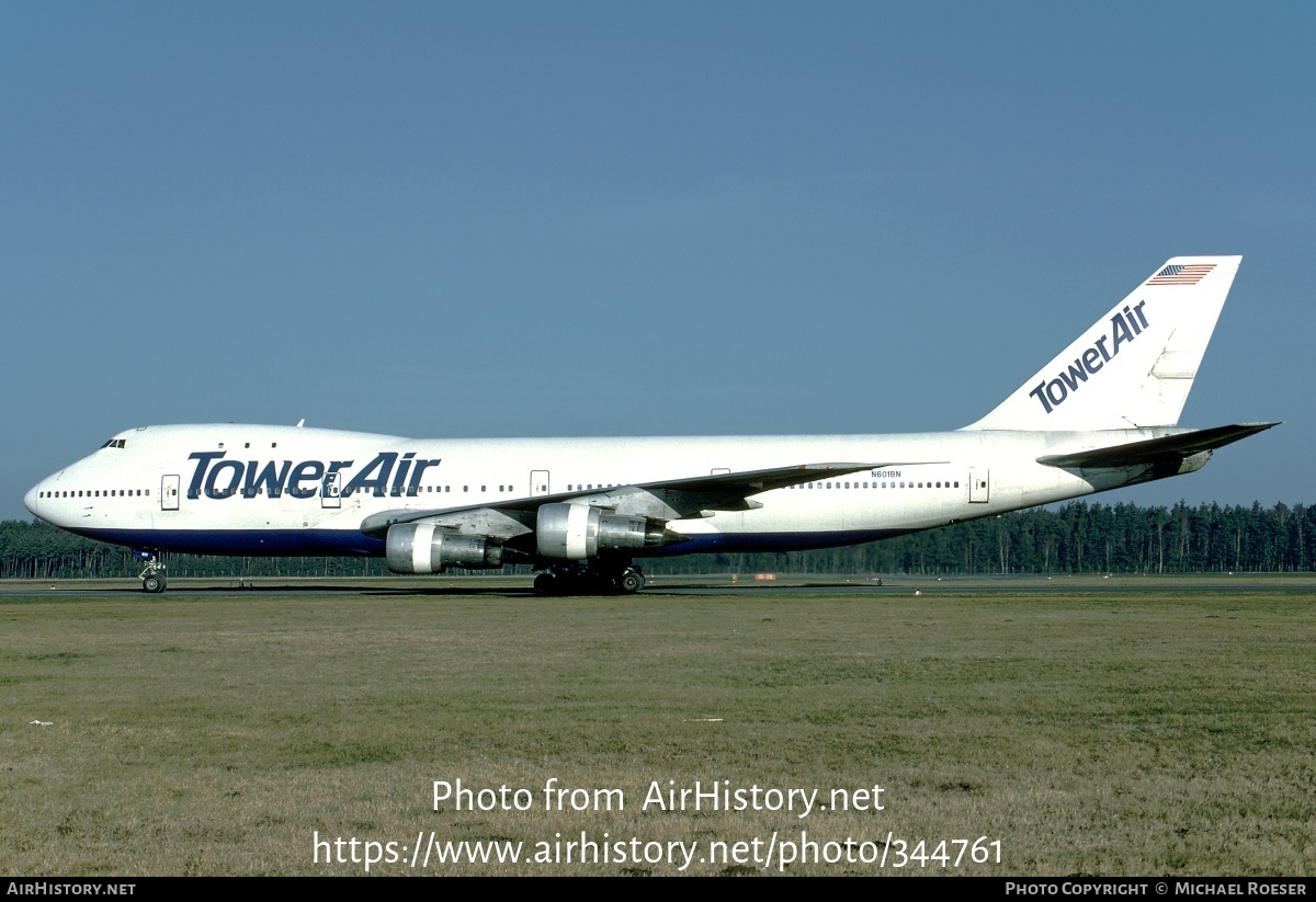 Aircraft Photo of N601BN | Boeing 747-127 | Tower Air | AirHistory.net #344761