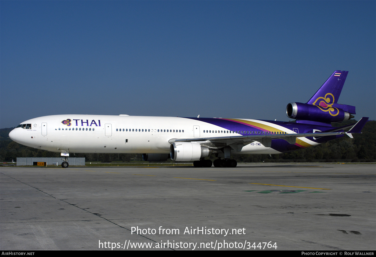 Aircraft Photo of HS-TME | McDonnell Douglas MD-11 | Thai Airways International | AirHistory.net #344764