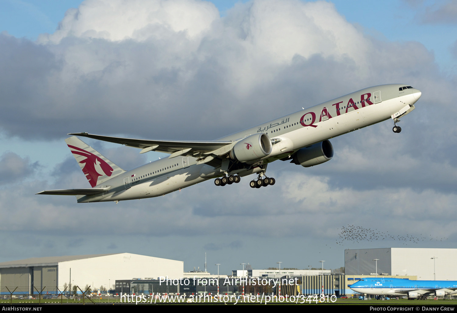 Aircraft Photo of A7-BAP | Boeing 777-3DZ/ER | Qatar Airways | AirHistory.net #344810