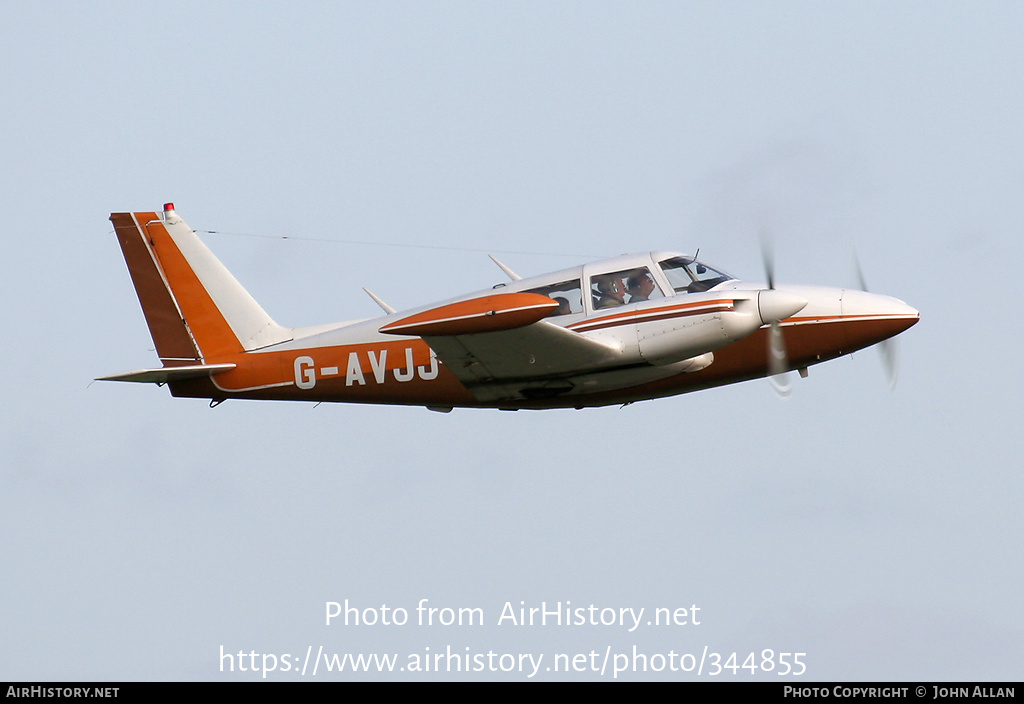 Aircraft Photo of G-AVJJ | Piper PA-30-160 Turbo Twin Comanche | AirHistory.net #344855