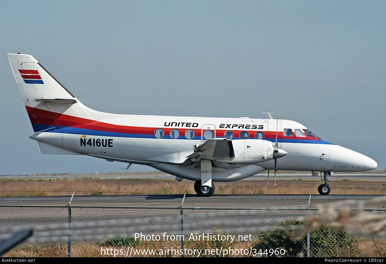 Aircraft Photo of N416UE | British Aerospace BAe-3101 Jetstream 31 | United Express | AirHistory.net #344960