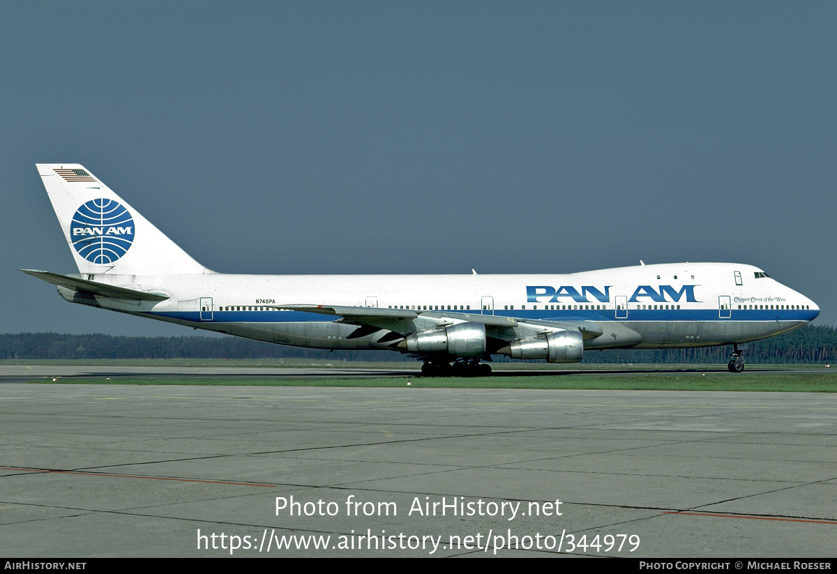 Aircraft Photo of N748PA | Boeing 747-121 | Pan American World Airways - Pan Am | AirHistory.net #344979