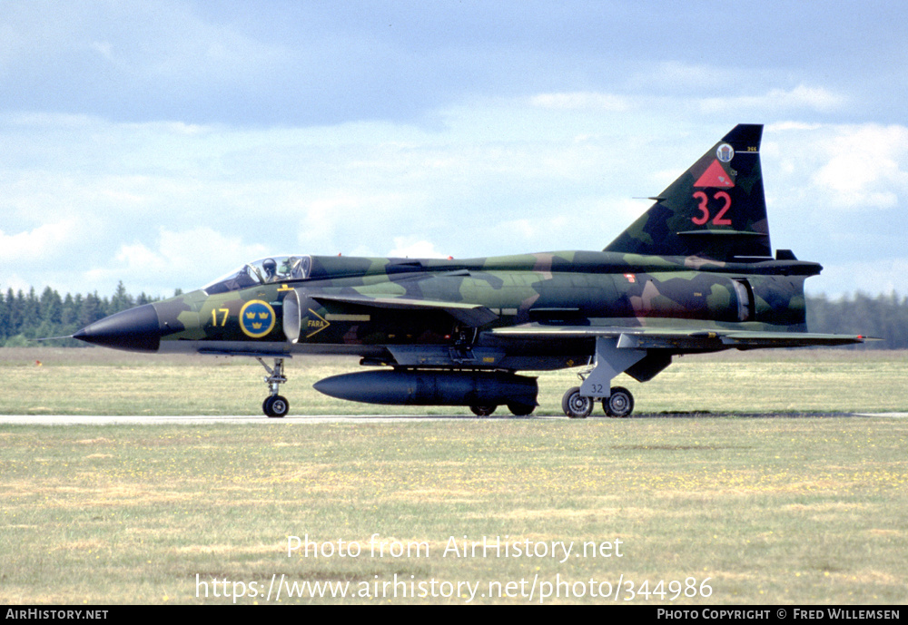 Aircraft Photo of 37344 | Saab JA37 Viggen | Sweden - Air Force | AirHistory.net #344986