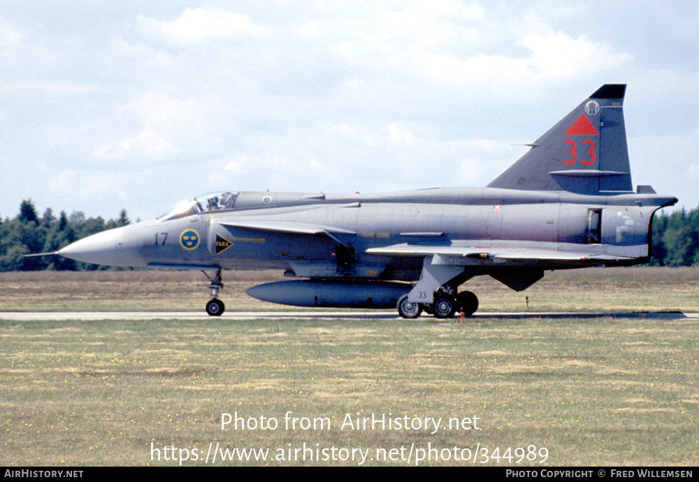 Aircraft Photo of 37353 | Saab JA37 Viggen | Sweden - Air Force | AirHistory.net #344989