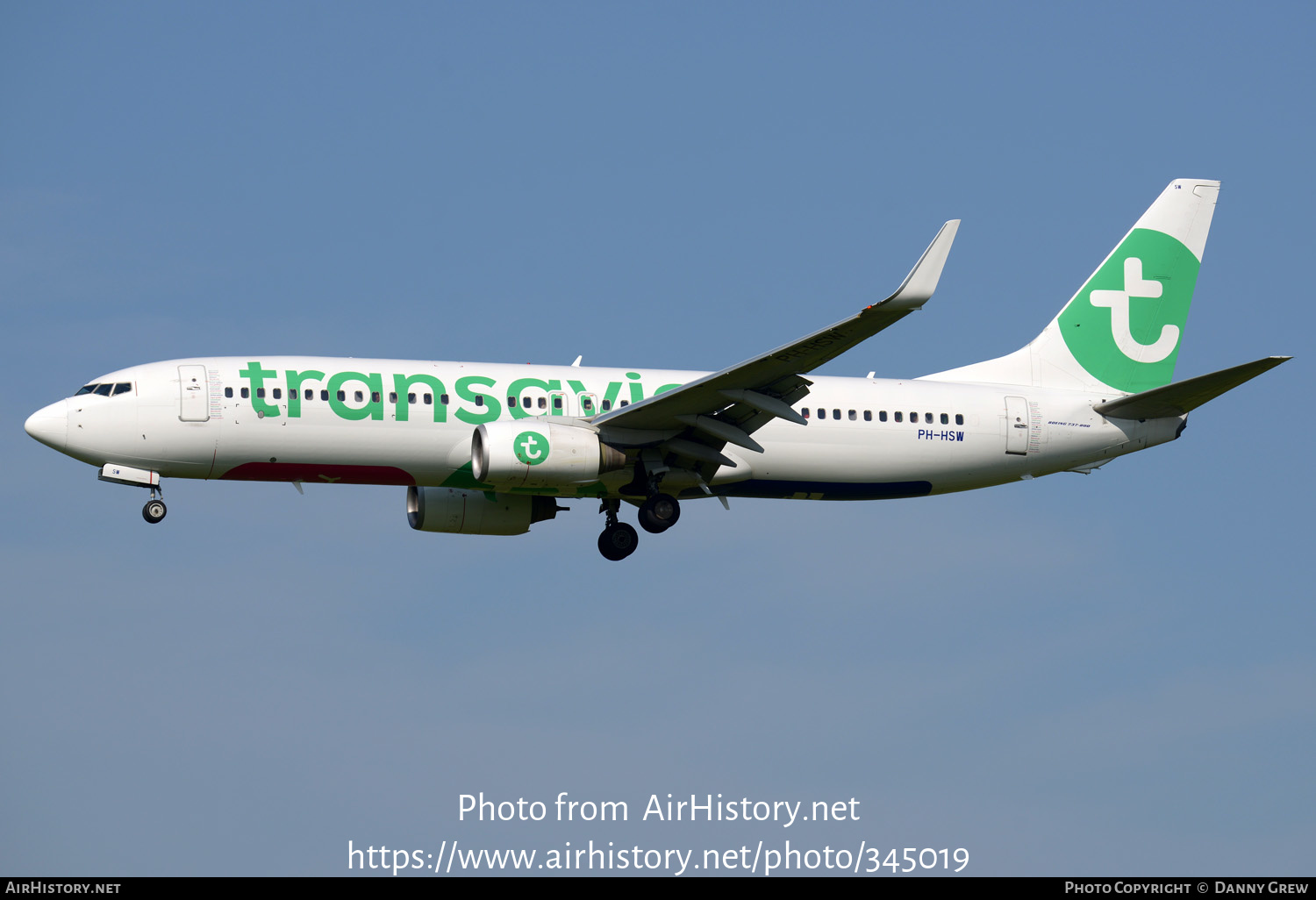 Aircraft Photo of PH-HSW | Boeing 737-8K2 | Transavia | AirHistory.net #345019