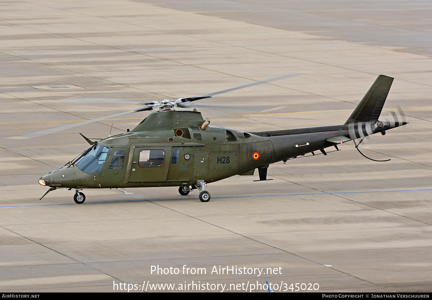 Aircraft Photo of H28 | Agusta A-109HA (A-109BA) | Belgium - Air Force | AirHistory.net #345020