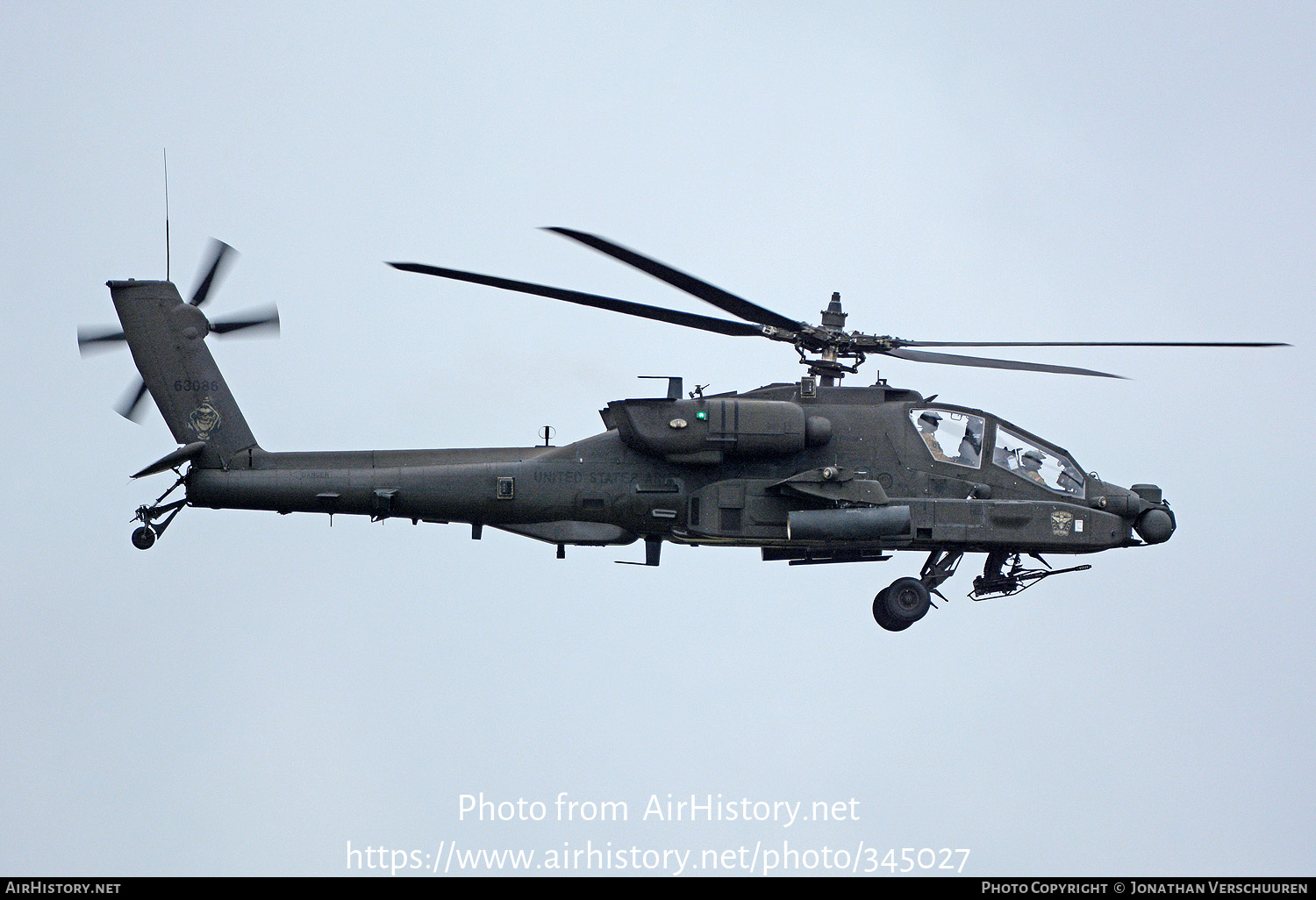 Aircraft Photo of 16-3086 / 63086 | Boeing AH-64E Apache Guardian | USA - Army | AirHistory.net #345027