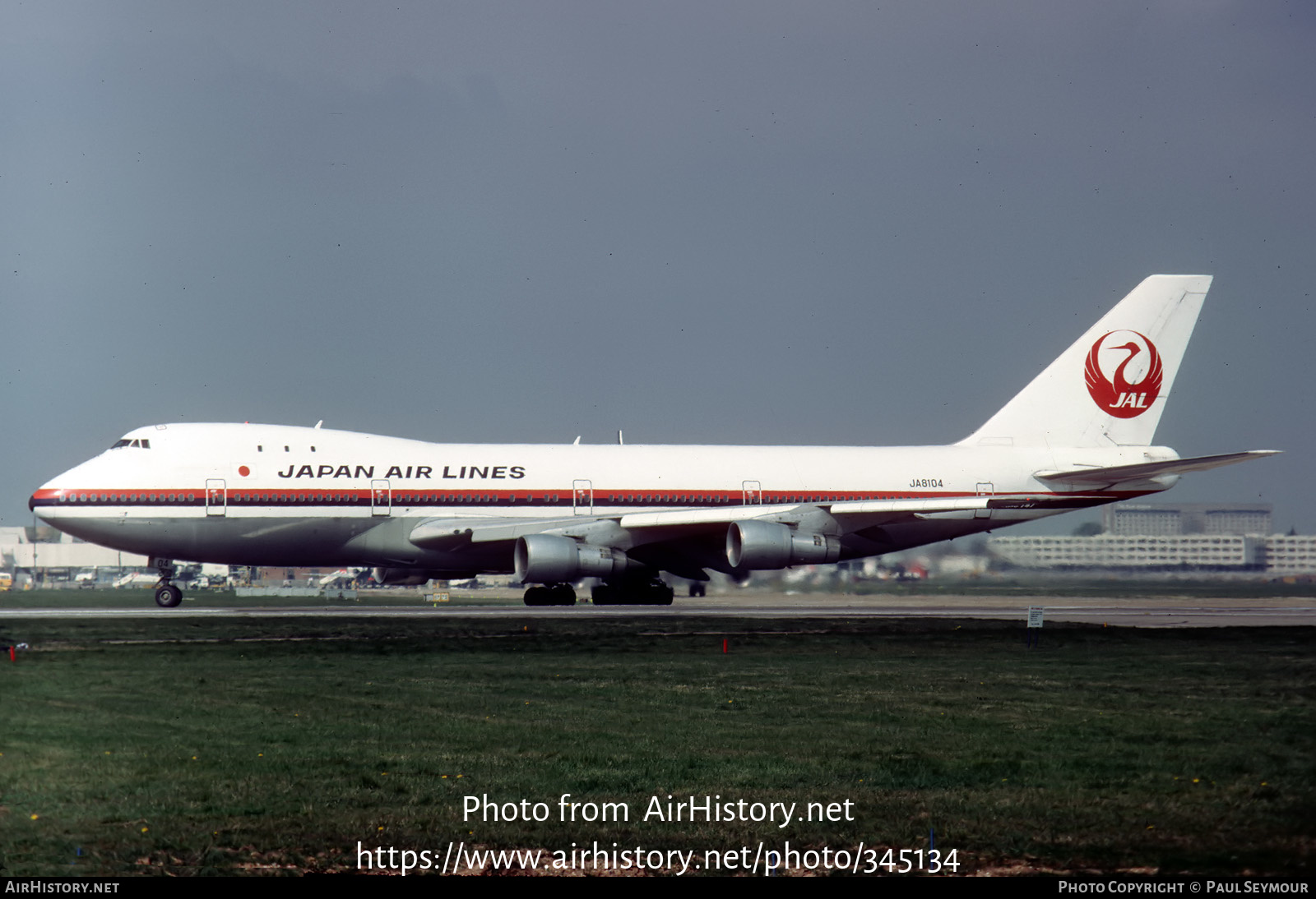 Aircraft Photo of JA8104 | Boeing 747-246B | Japan Air Lines - JAL | AirHistory.net #345134