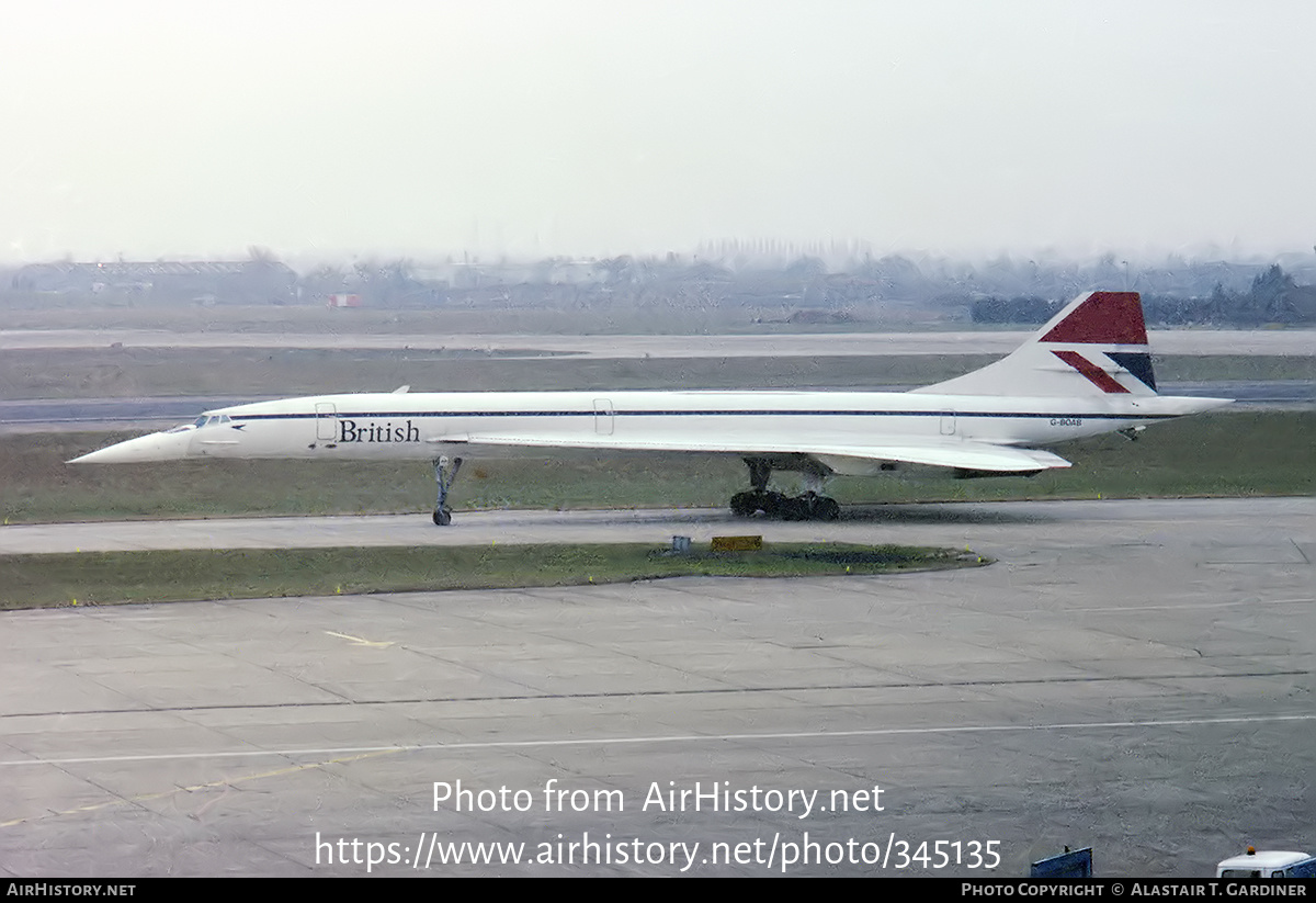 Aircraft Photo of G-BOAB | Aerospatiale-BAC Concorde 102 | British Airways | AirHistory.net #345135