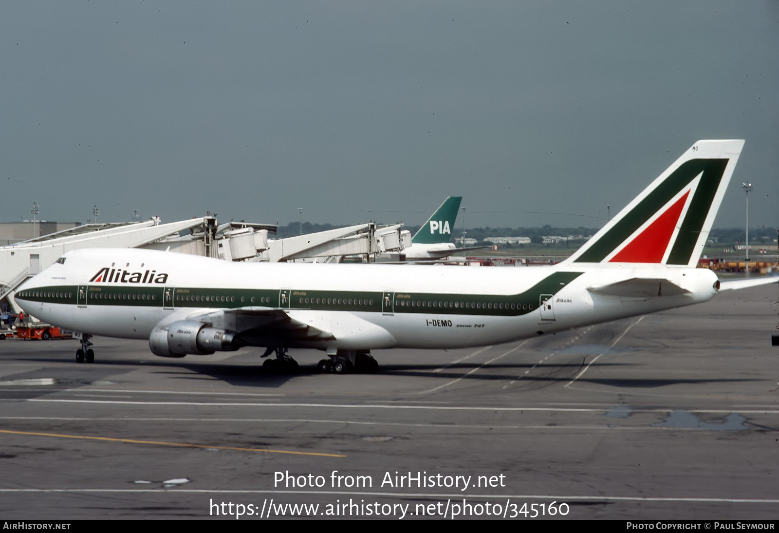 Aircraft Photo of I-DEMO | Boeing 747-243B | Alitalia | AirHistory.net #345160