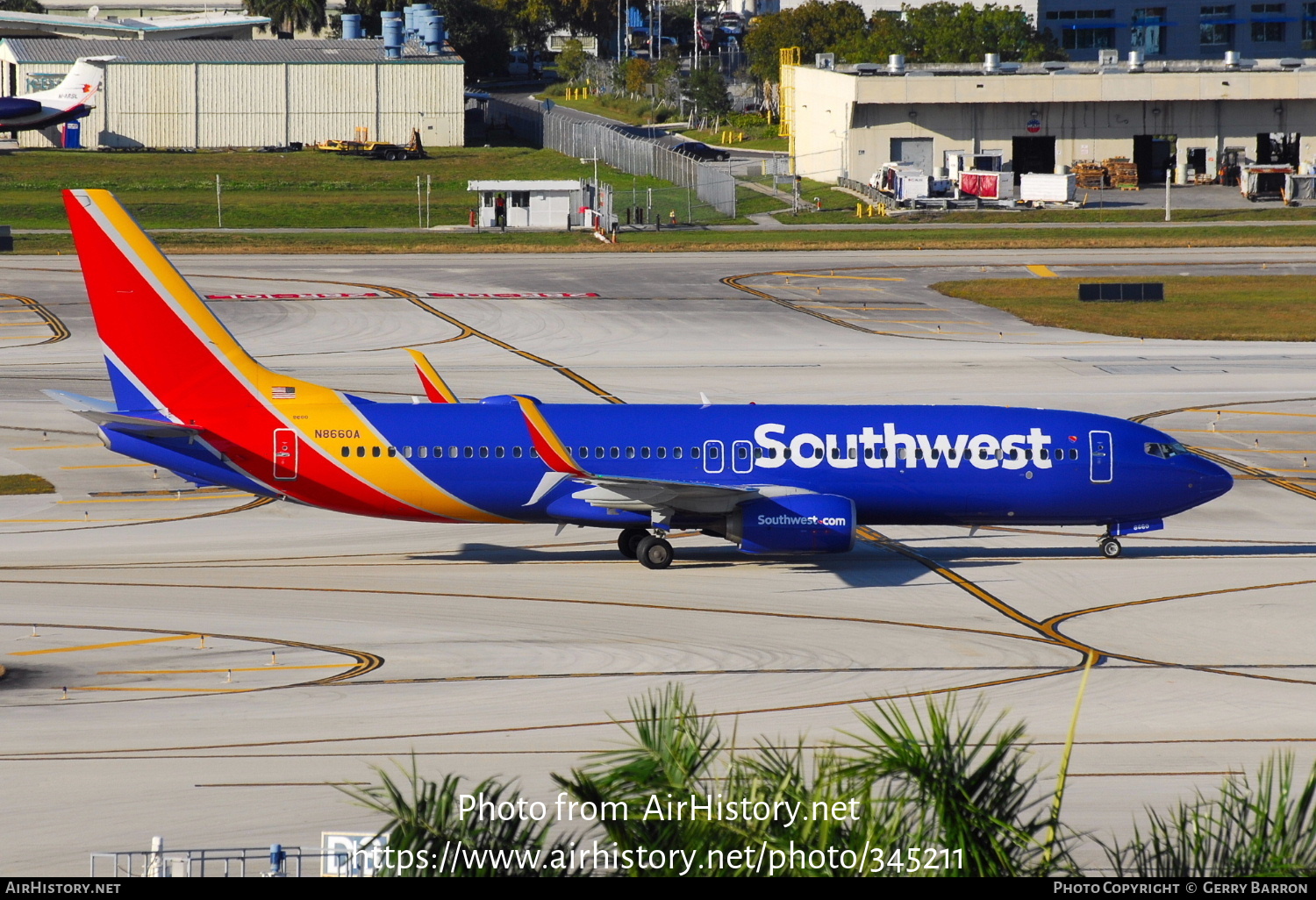 Aircraft Photo of N8660A | Boeing 737-8H4 | Southwest Airlines | AirHistory.net #345211