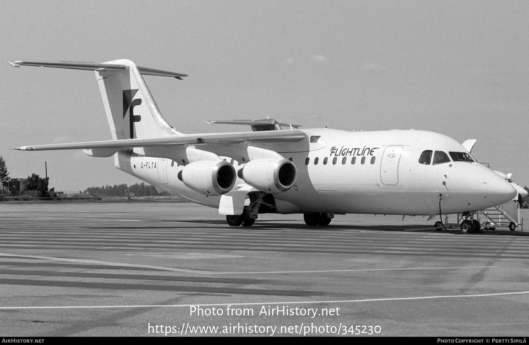 Aircraft Photo of G-FLTA | British Aerospace BAe-146-200 | Flightline | AirHistory.net #345230