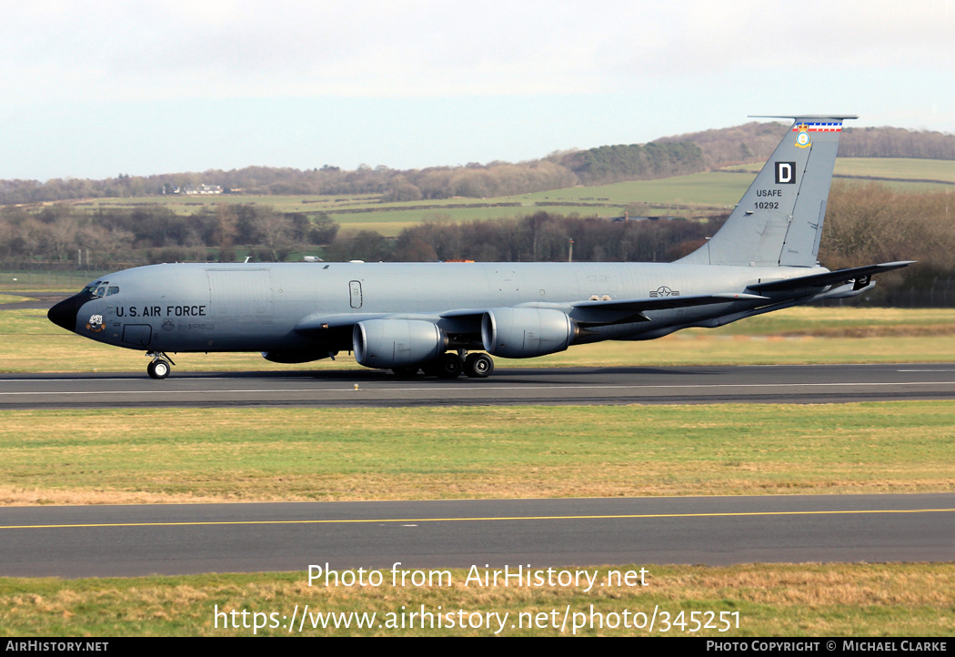 Aircraft Photo of 61-0292 / 10292 | Boeing KC-135R Stratotanker | USA - Air Force | AirHistory.net #345251