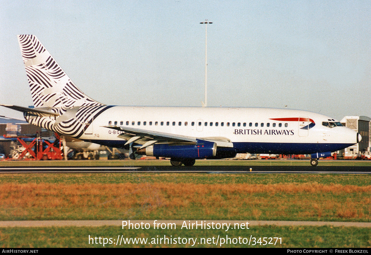 Aircraft Photo of G-BGDJ | Boeing 737-236/Adv | British Airways | AirHistory.net #345271