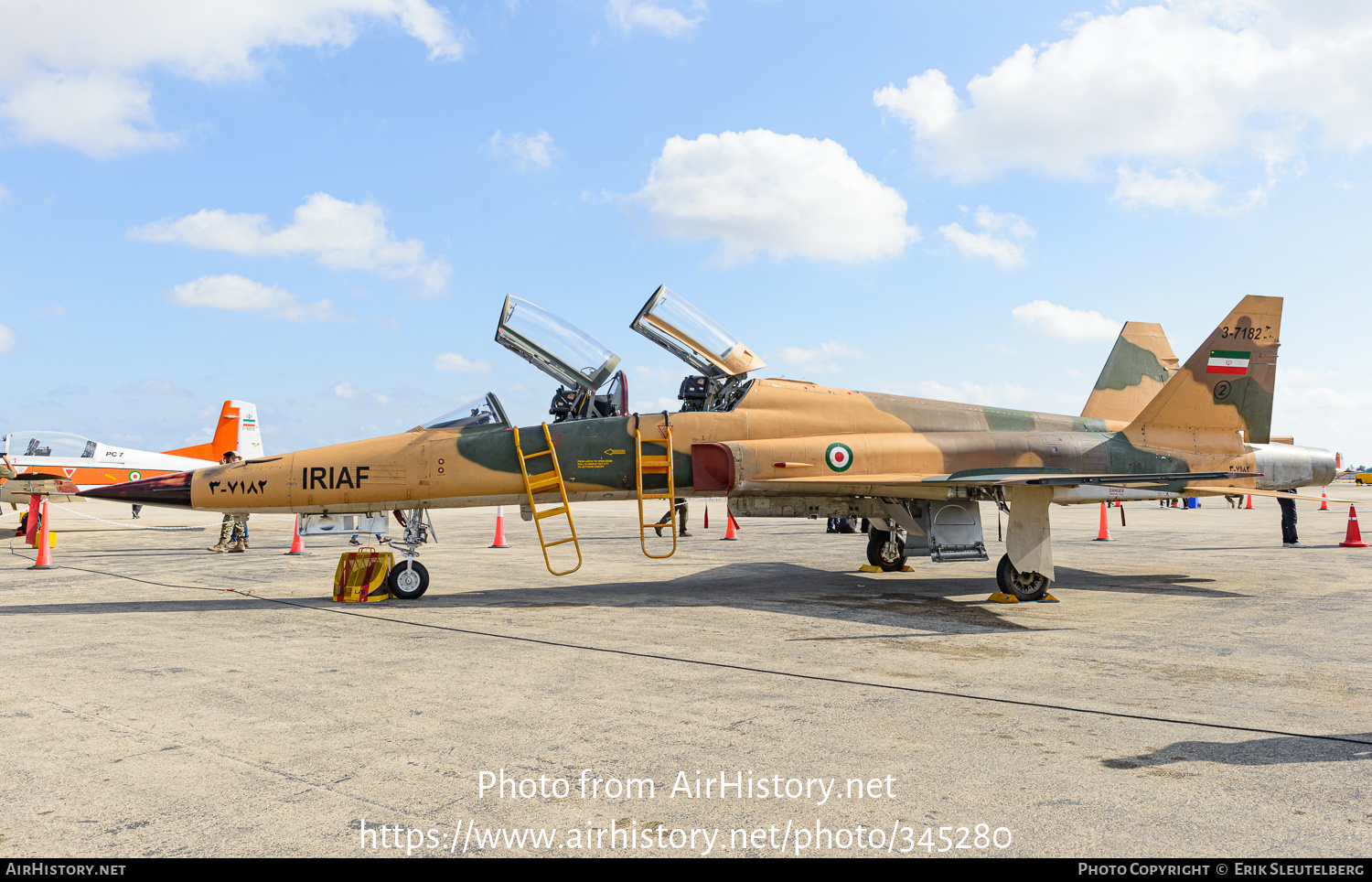 Aircraft Photo of 3-7182 / ۳-۷١۸۲ | Northrop F-5F Saeqeh-II | Iran - Air Force | AirHistory.net #345280