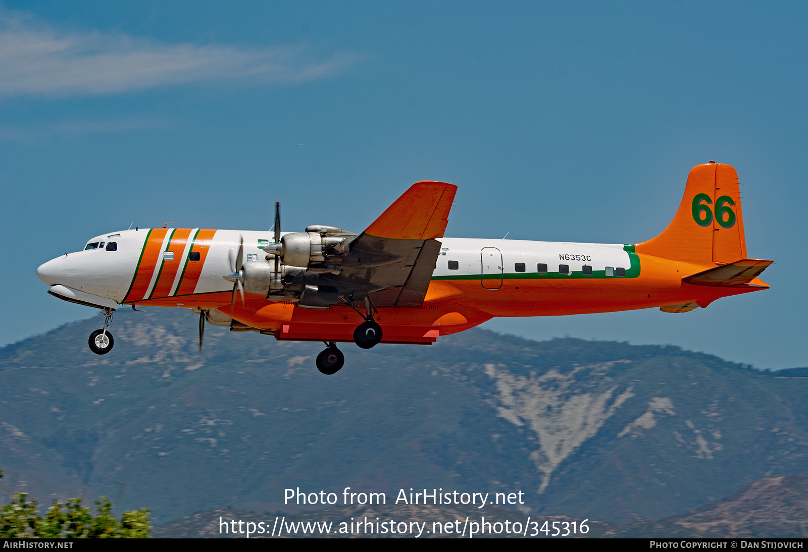 Aircraft Photo of N6353C | Douglas DC-7/AT | Erickson Aero Tanker | AirHistory.net #345316