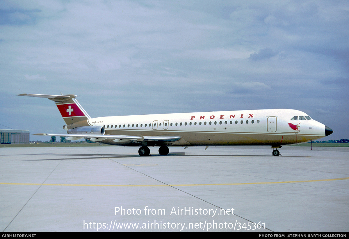 Aircraft Photo of HB-ITL | BAC 111-529FR One-Eleven | Phoenix Airways | AirHistory.net #345361