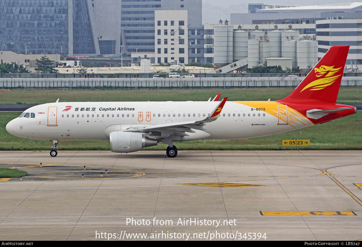 Aircraft Photo of B-8072 | Airbus A320-214 | Capital Airlines | AirHistory.net #345394